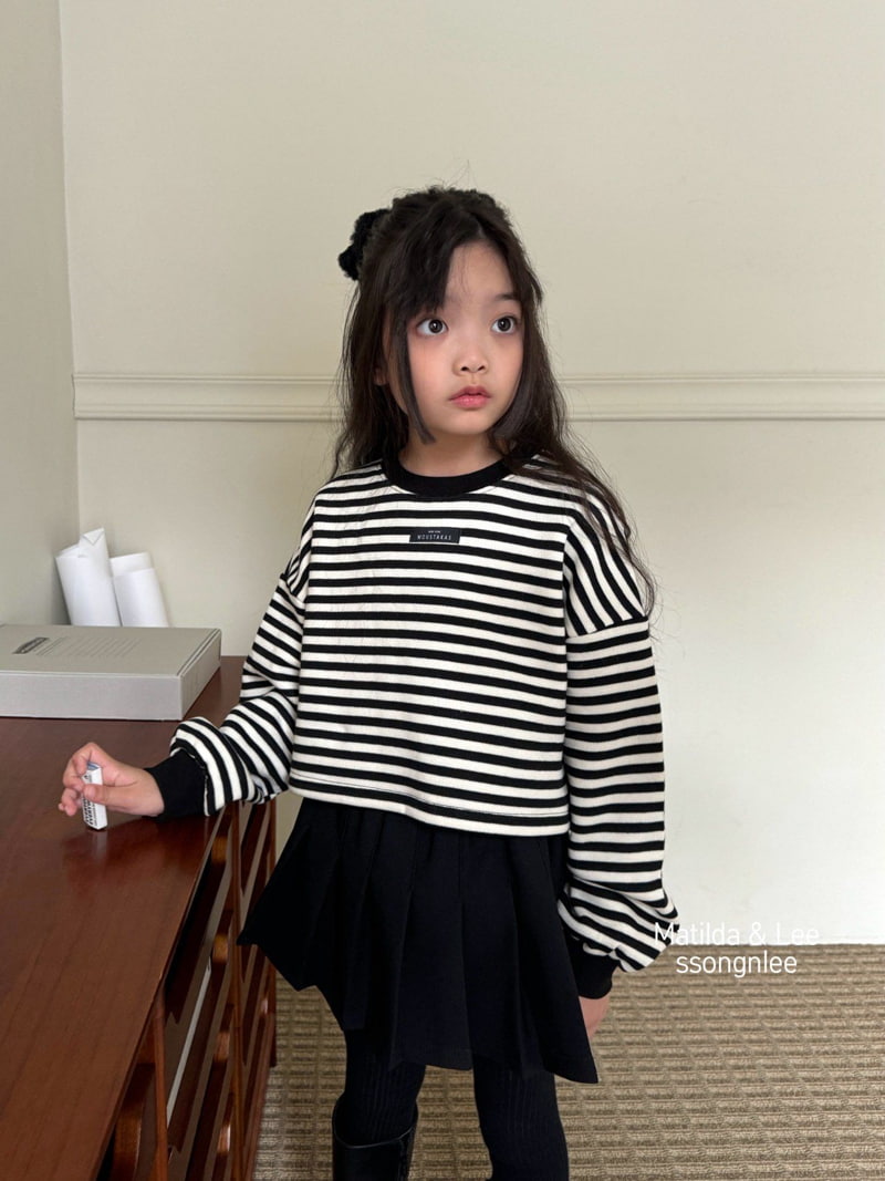 Matilda & Lee - Korean Children Fashion - #childofig - Label Stripe Tee - 7