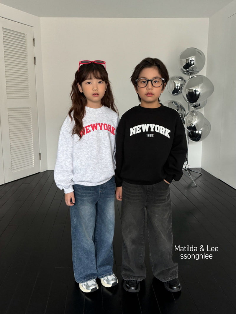 Matilda & Lee - Korean Children Fashion - #childofig - New York Sweatshirt - 2