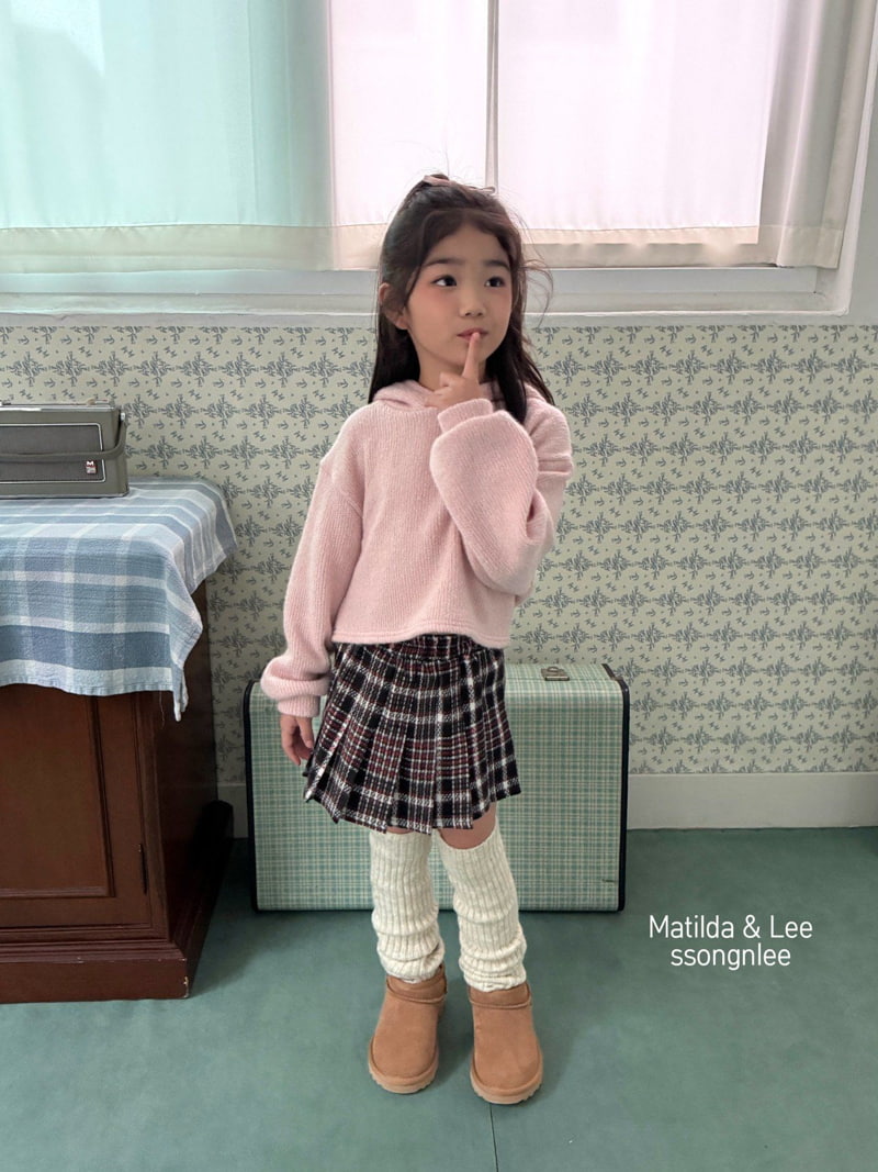 Matilda & Lee - Korean Children Fashion - #childofig - Hooded Crop Knit - 3