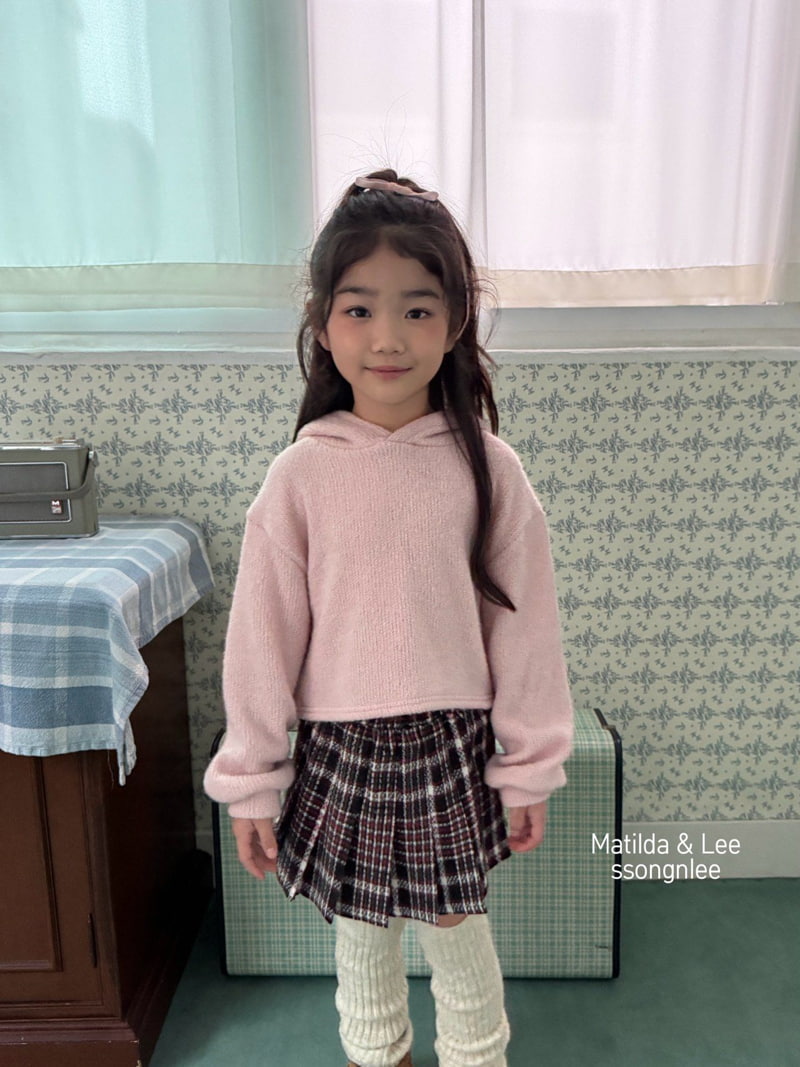 Matilda & Lee - Korean Children Fashion - #childofig - Hooded Crop Knit - 4