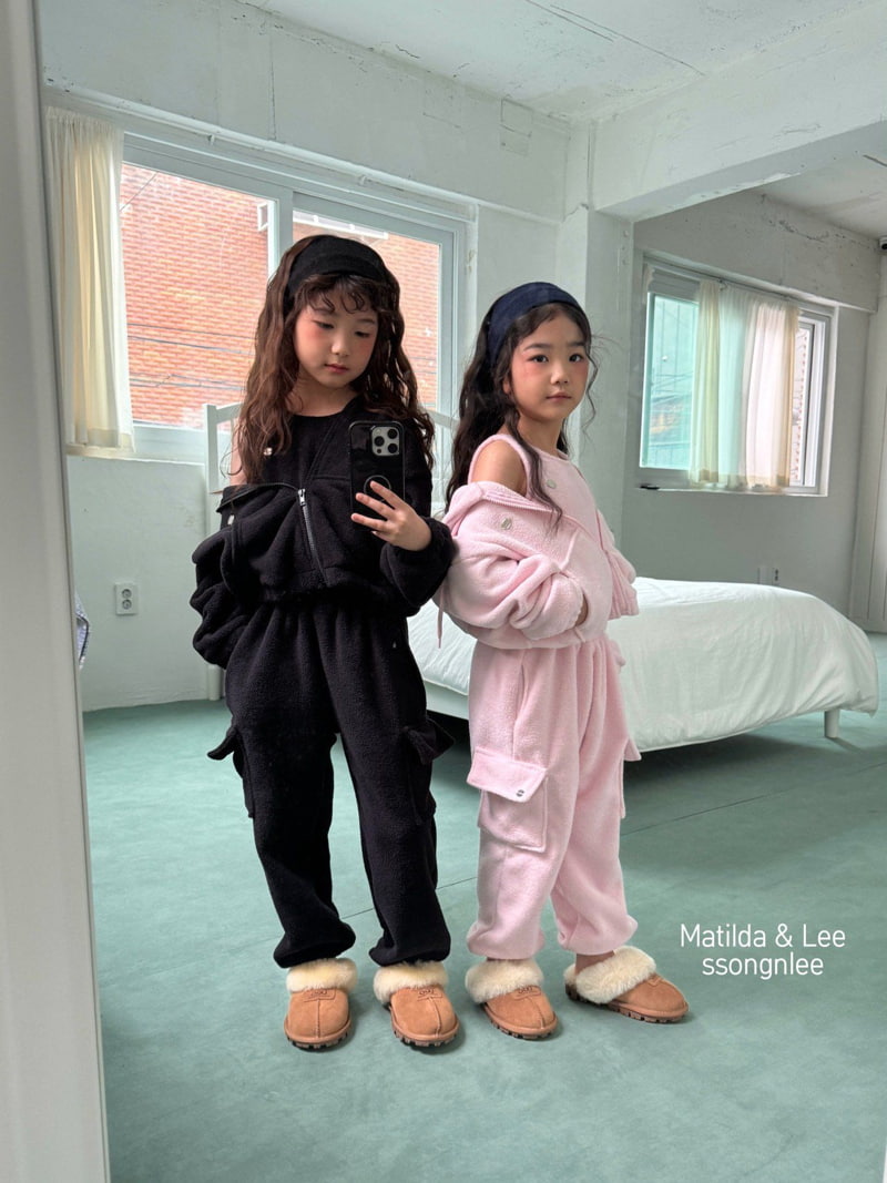 Matilda & Lee - Korean Children Fashion - #childofig - Fleece Hooded Zip-up