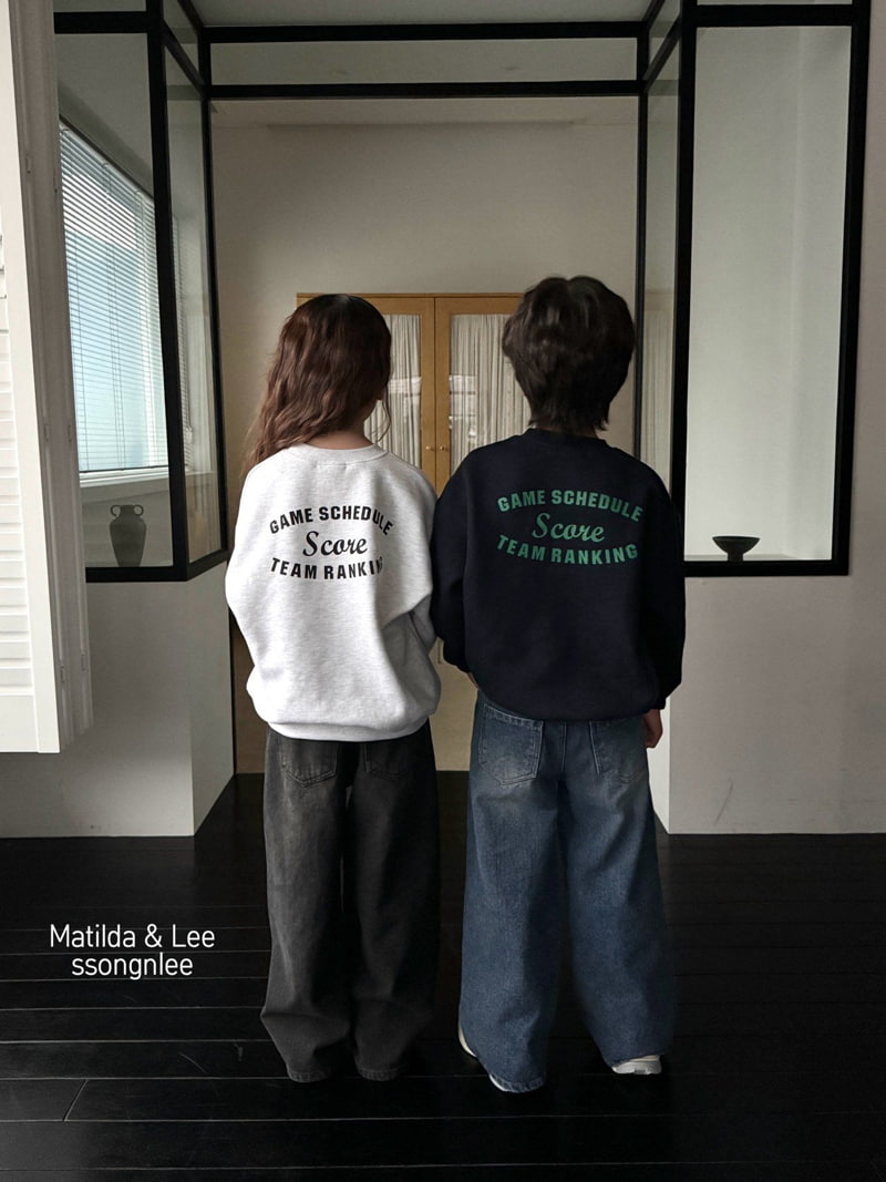 Matilda & Lee - Korean Children Fashion - #childrensboutique - Score Sweatshirt - 9