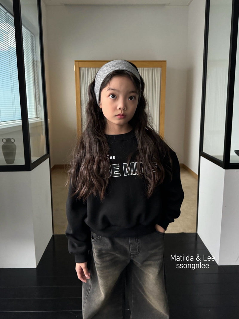 Matilda & Lee - Korean Children Fashion - #childrensboutique - Be Mind Crop Sweatshirt - 3