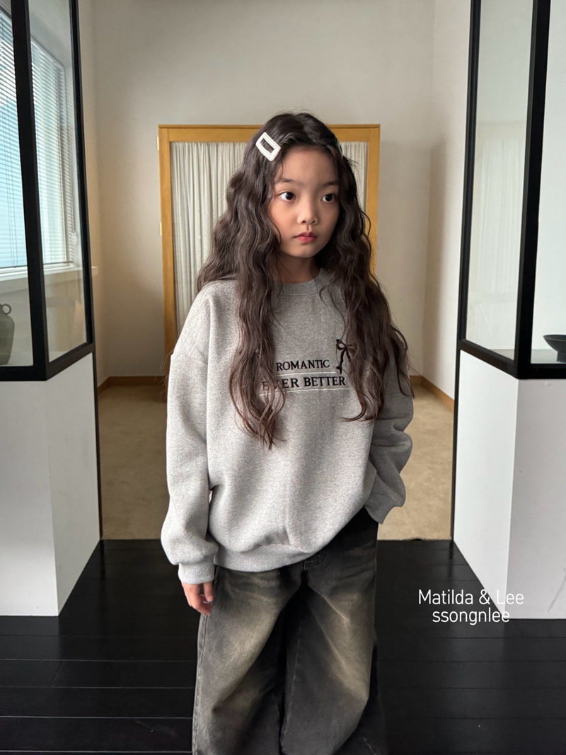 Matilda & Lee - Korean Children Fashion - #childrensboutique - New Romantic Ribbon Sweatshirt - 2