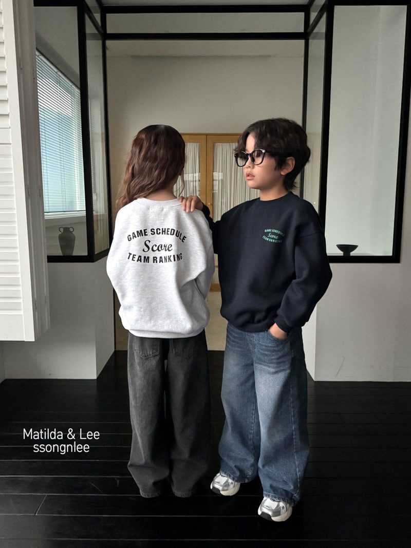 Matilda & Lee - Korean Children Fashion - #designkidswear - Score Sweatshirt - 10