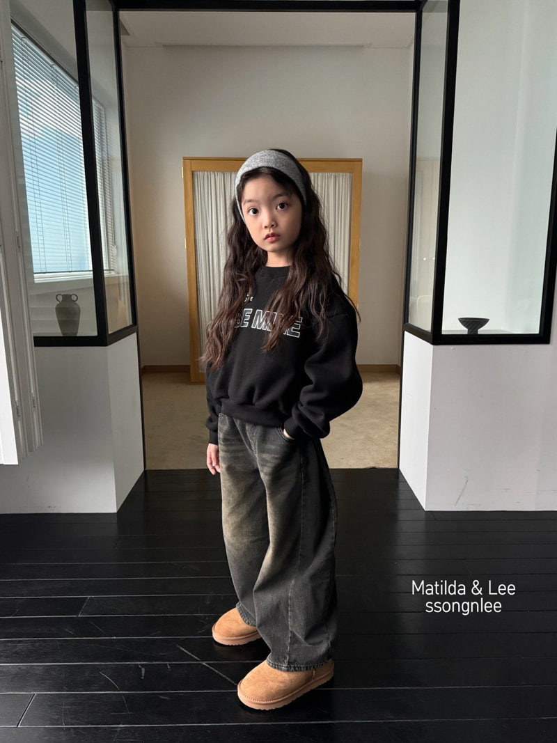 Matilda & Lee - Korean Children Fashion - #childrensboutique - Be Mind Crop Sweatshirt - 4