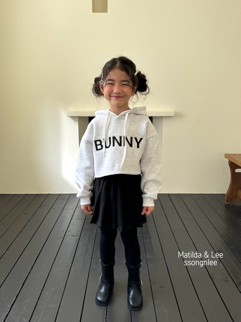 Matilda & Lee - Korean Children Fashion - #designkidswear - Bunny Crop Hood Top - 12