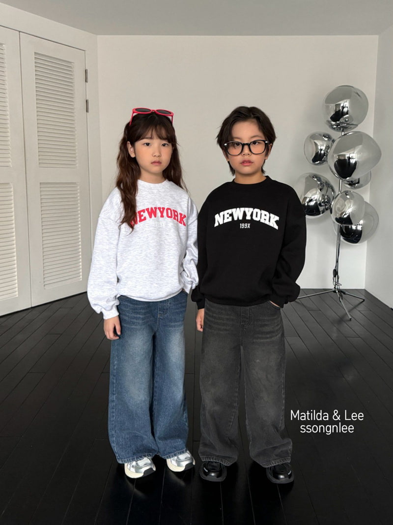 Matilda & Lee - Korean Children Fashion - #childrensboutique - New York Sweatshirt - 4