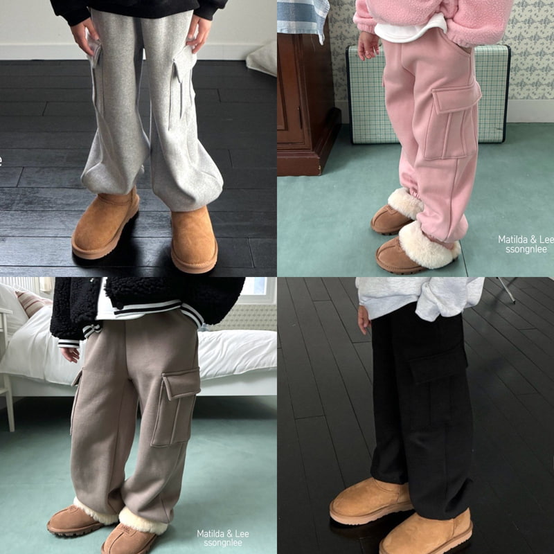 Matilda & Lee - Korean Children Fashion - #designkidswear - Fleece Pocket Pants