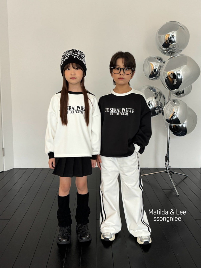 Matilda & Lee - Korean Children Fashion - #designkidswear - JE Shoulder Tape Tee - 11