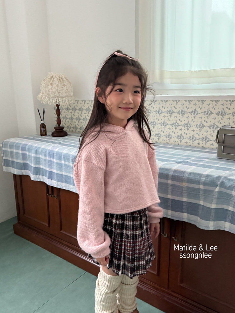 Matilda & Lee - Korean Children Fashion - #designkidswear - Hooded Crop Knit - 6