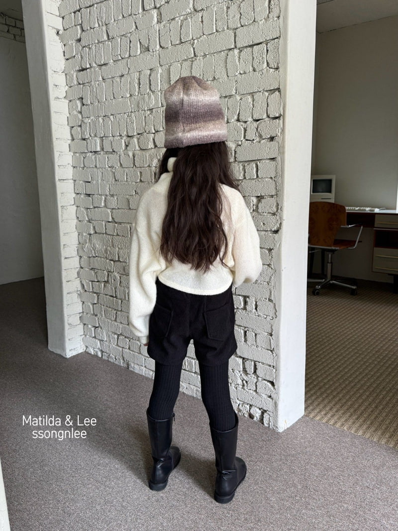 Matilda & Lee - Korean Children Fashion - #designkidswear - Crop Turtleneck Knit  - 10