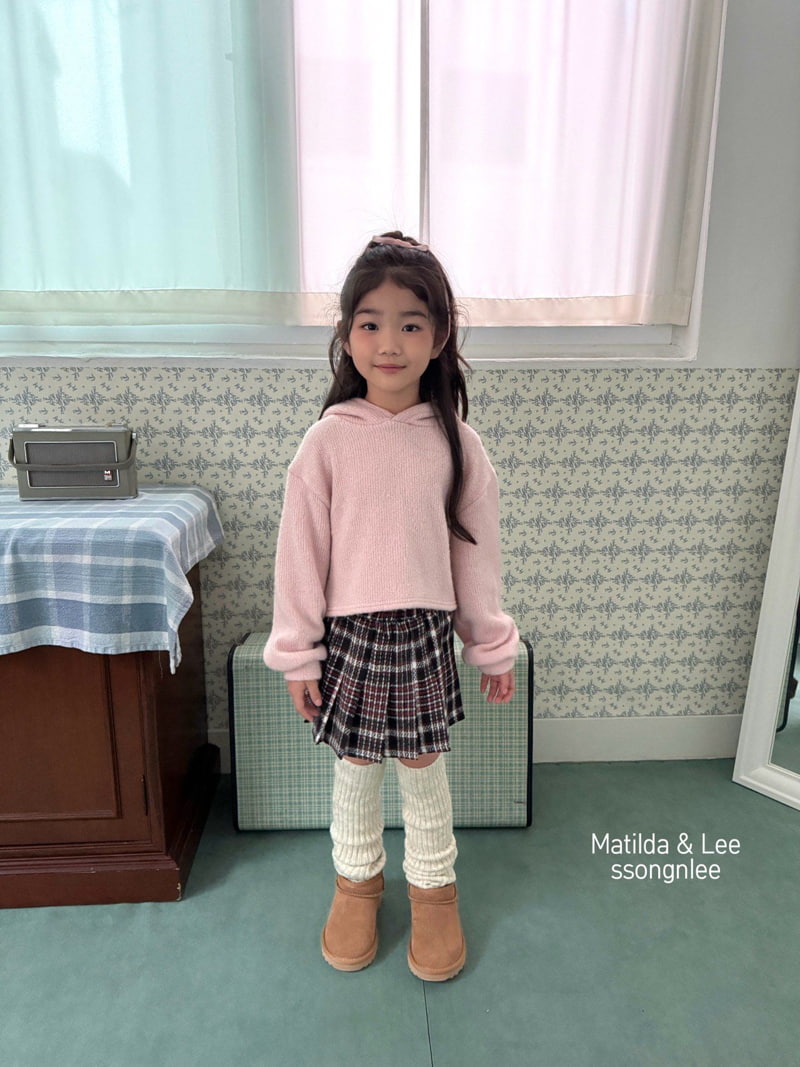 Matilda & Lee - Korean Children Fashion - #designkidswear - Check Pleated Skirt - 6