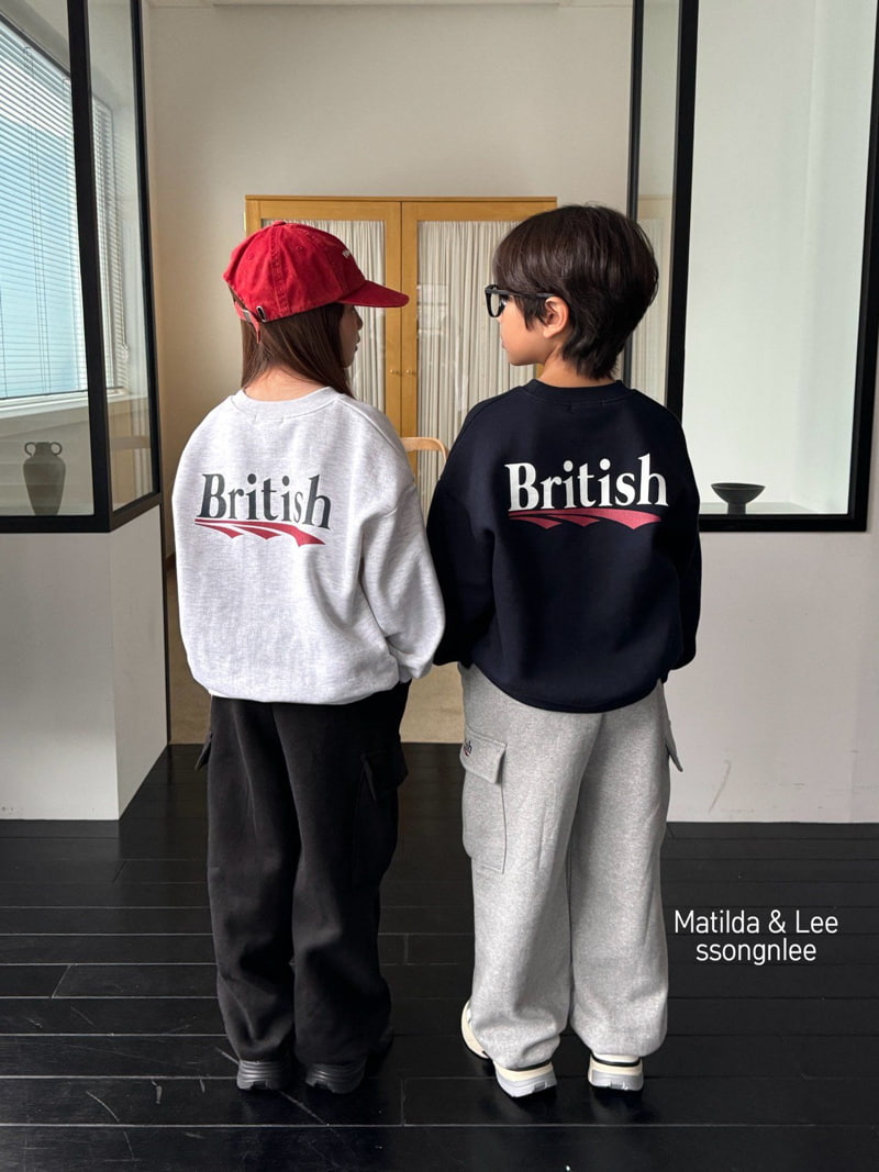 Matilda & Lee - Korean Children Fashion - #discoveringself - British Sweatshirt - 3