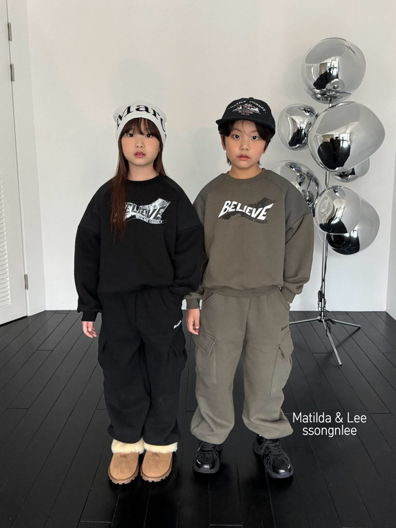 Matilda & Lee - Korean Children Fashion - #discoveringself - Brown Jogger Pants