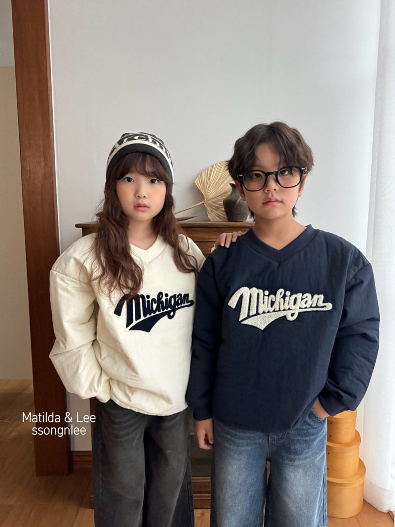 Matilda & Lee - Korean Children Fashion - #discoveringself - Michigan padded sweatshirt - 9