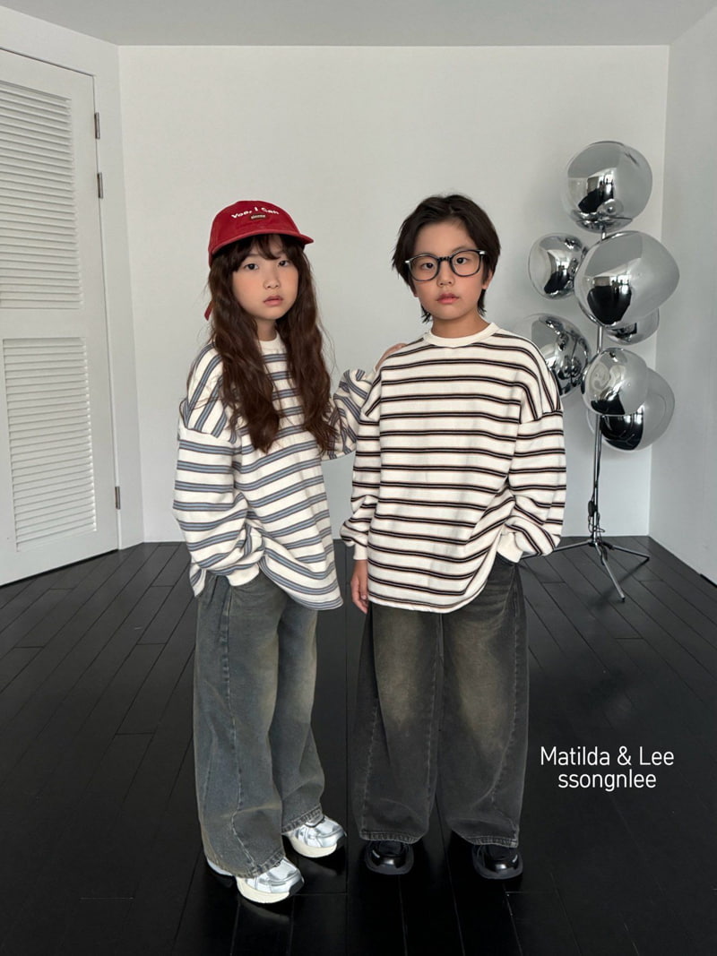 Matilda & Lee - Korean Children Fashion - #discoveringself - Maxi Wide Denim Pants - 7