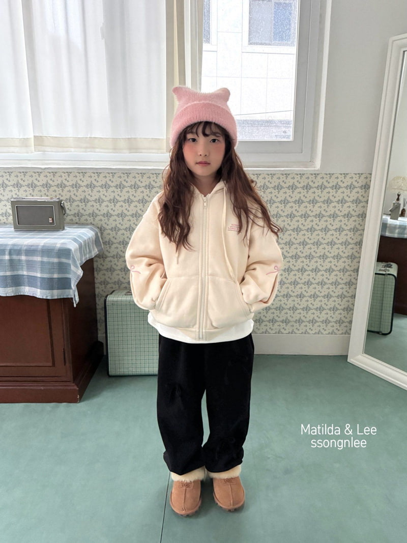 Matilda & Lee - Korean Children Fashion - #discoveringself - Ribbon Jogger Pants - 3