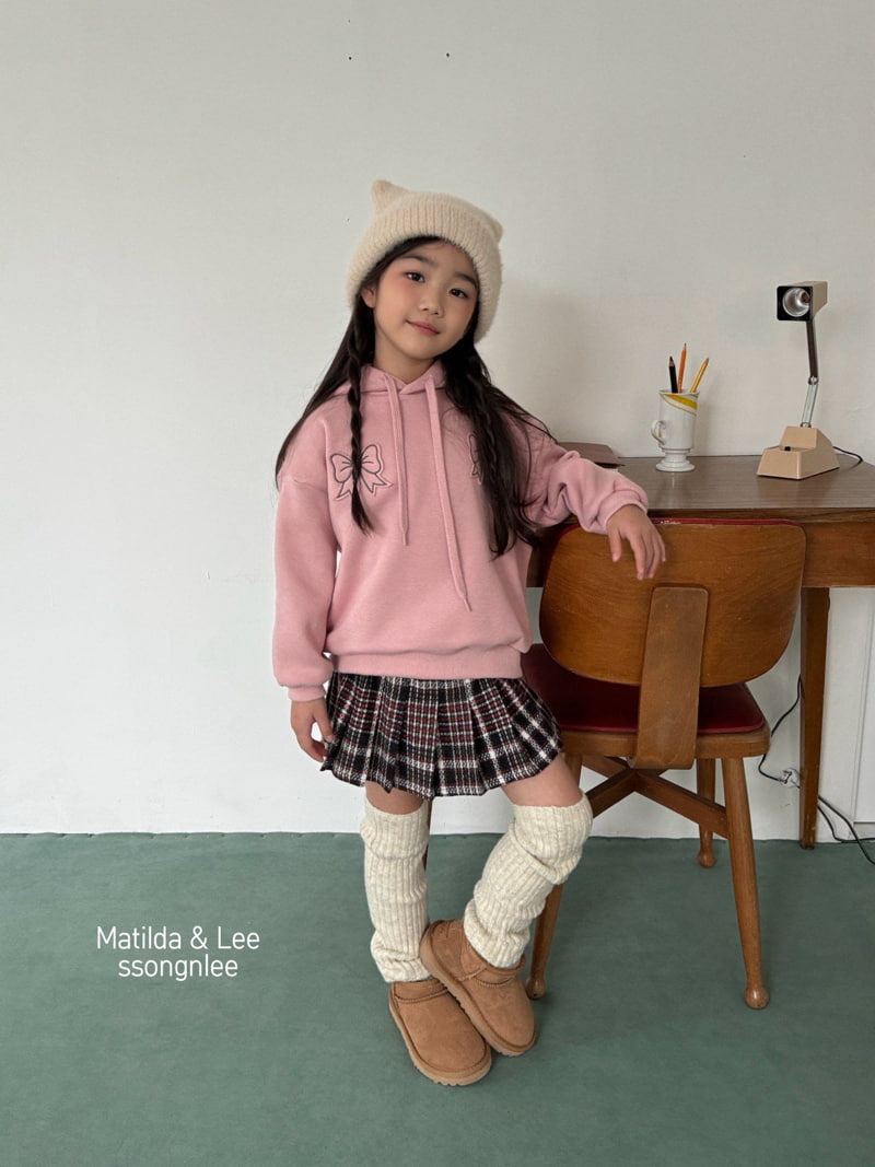 Matilda & Lee - Korean Children Fashion - #discoveringself - Ribbon Embroidery Hood Top - 2