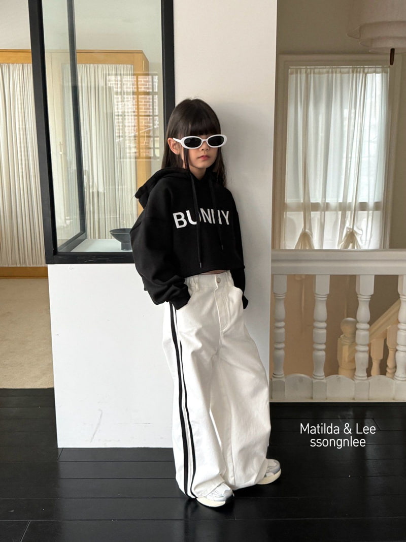 Matilda & Lee - Korean Children Fashion - #discoveringself - Two Line Tape Wide Pants - 7