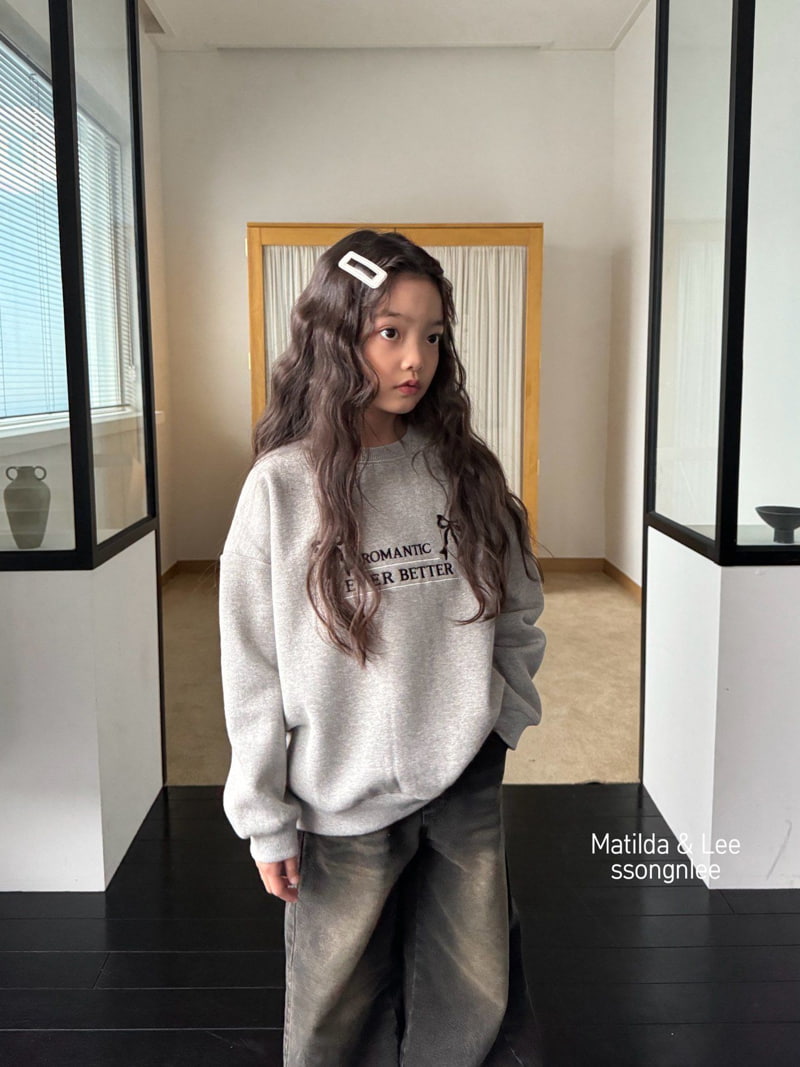 Matilda & Lee - Korean Children Fashion - #designkidswear - New Romantic Ribbon Sweatshirt - 4