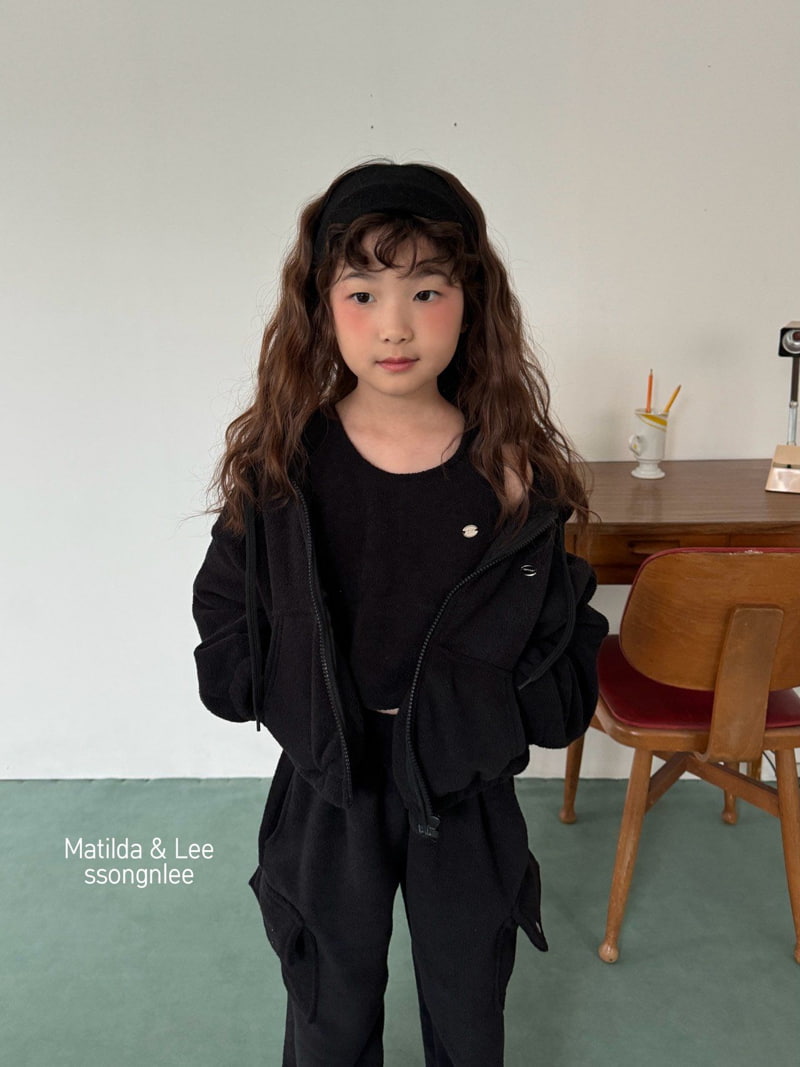 Matilda & Lee - Korean Children Fashion - #discoveringself - Fleece Hooded Zip-up - 5