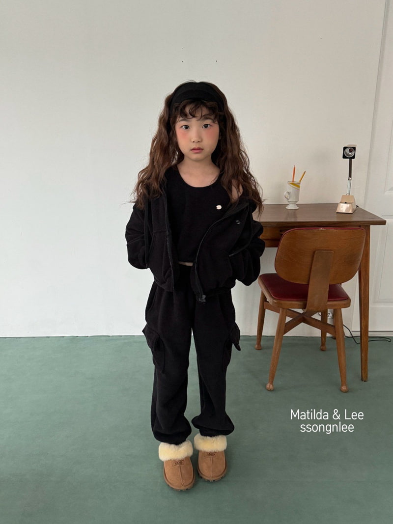 Matilda & Lee - Korean Children Fashion - #discoveringself - Fleece Cargo Pants - 3