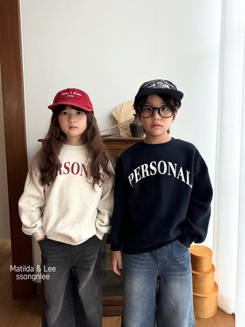 Matilda & Lee - Korean Children Fashion - #discoveringself - Personal Sweatshirt