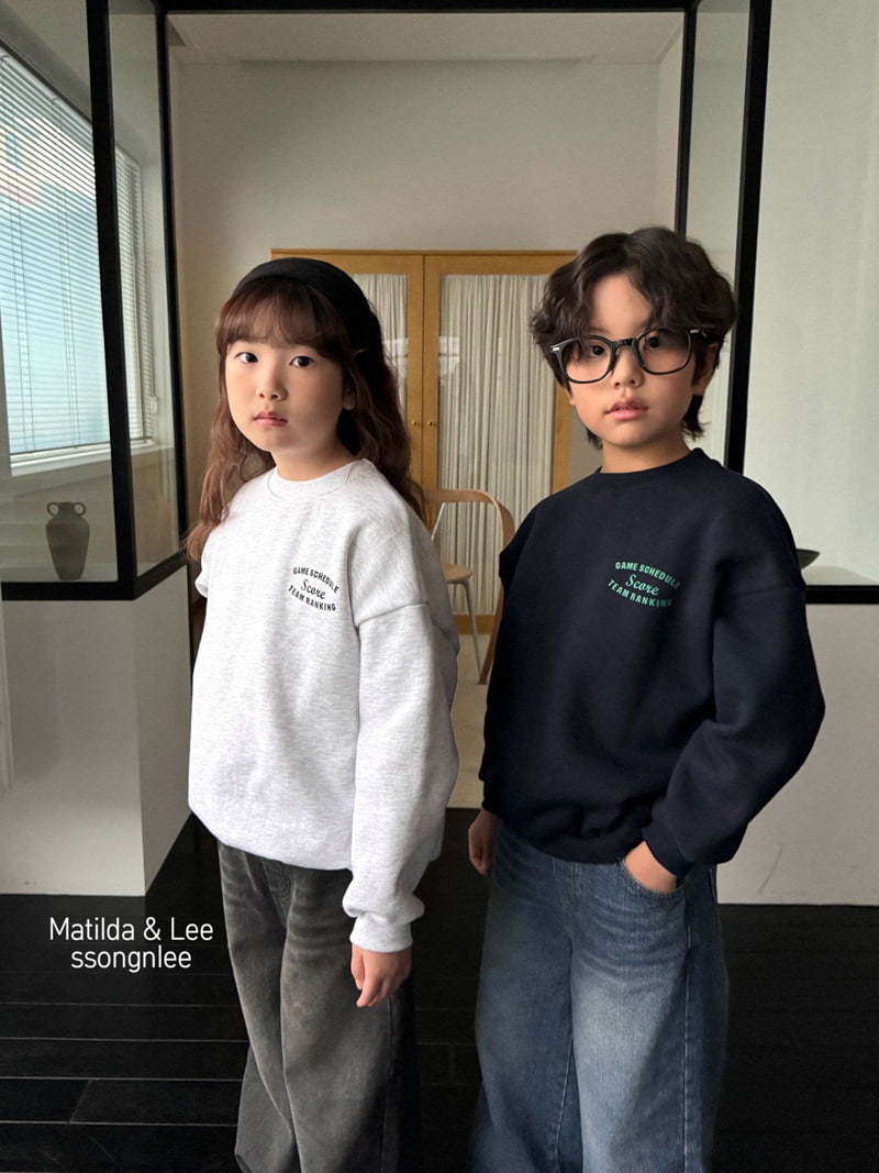 Matilda & Lee - Korean Children Fashion - #fashionkids - Score Sweatshirt - 12