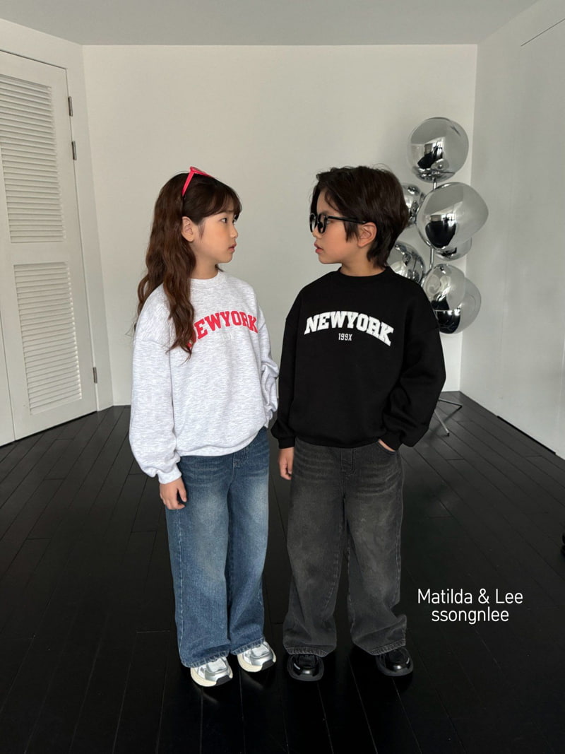 Matilda & Lee - Korean Children Fashion - #fashionkids - New York Sweatshirt - 6