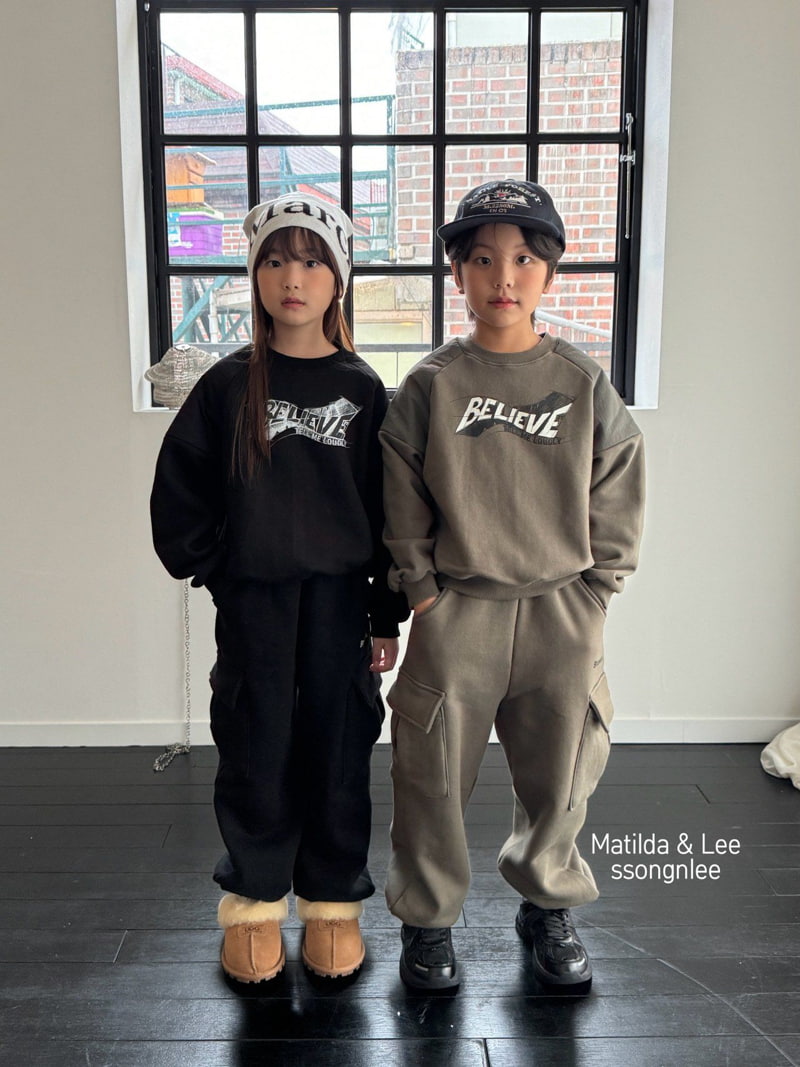 Matilda & Lee - Korean Children Fashion - #kidsshorts - Believe Sweatshirt - 9