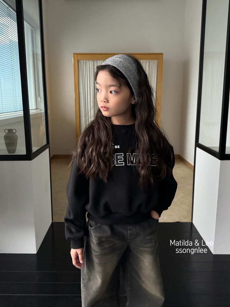 Matilda & Lee - Korean Children Fashion - #kidsshorts - Be Mind Crop Sweatshirt - 7