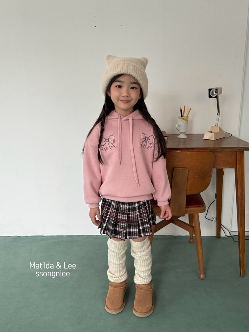 Matilda & Lee - Korean Children Fashion - #fashionkids - Ribbon Embroidery Hood Top - 4