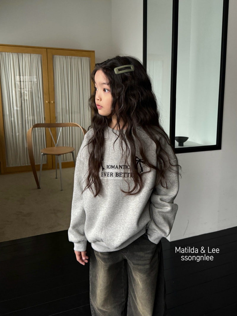 Matilda & Lee - Korean Children Fashion - #kidsshorts - New Romantic Ribbon Sweatshirt - 6