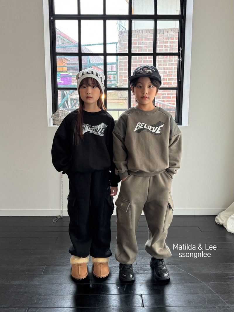 Matilda & Lee - Korean Children Fashion - #kidsstore - Believe Sweatshirt - 10