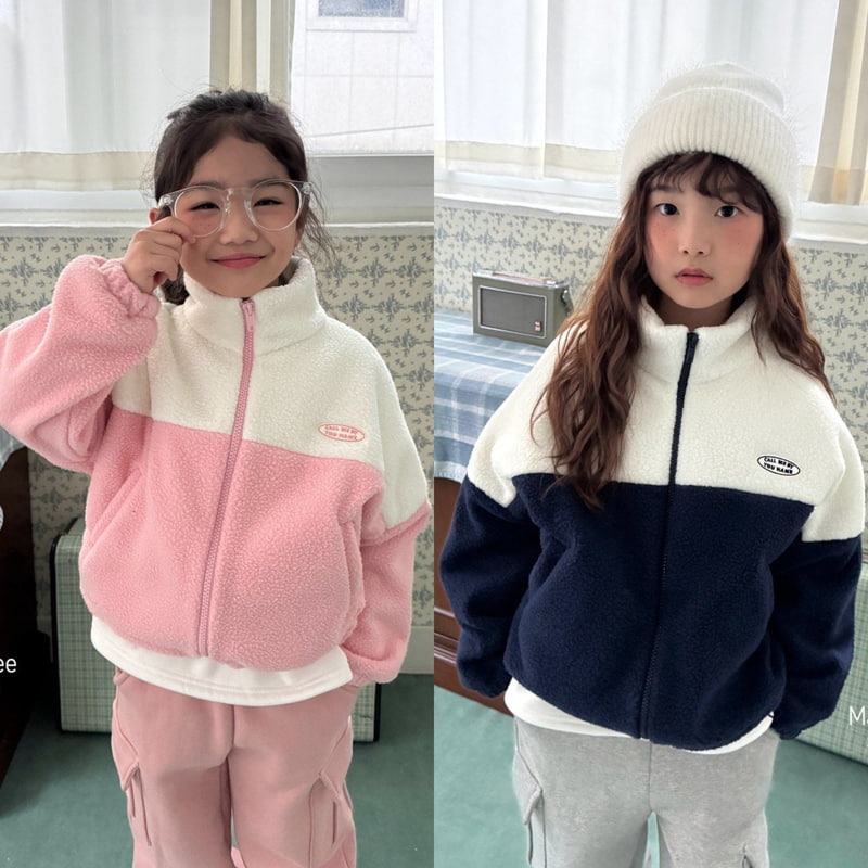 Matilda & Lee - Korean Children Fashion - #kidsstore - Raglan Fleece Jacket