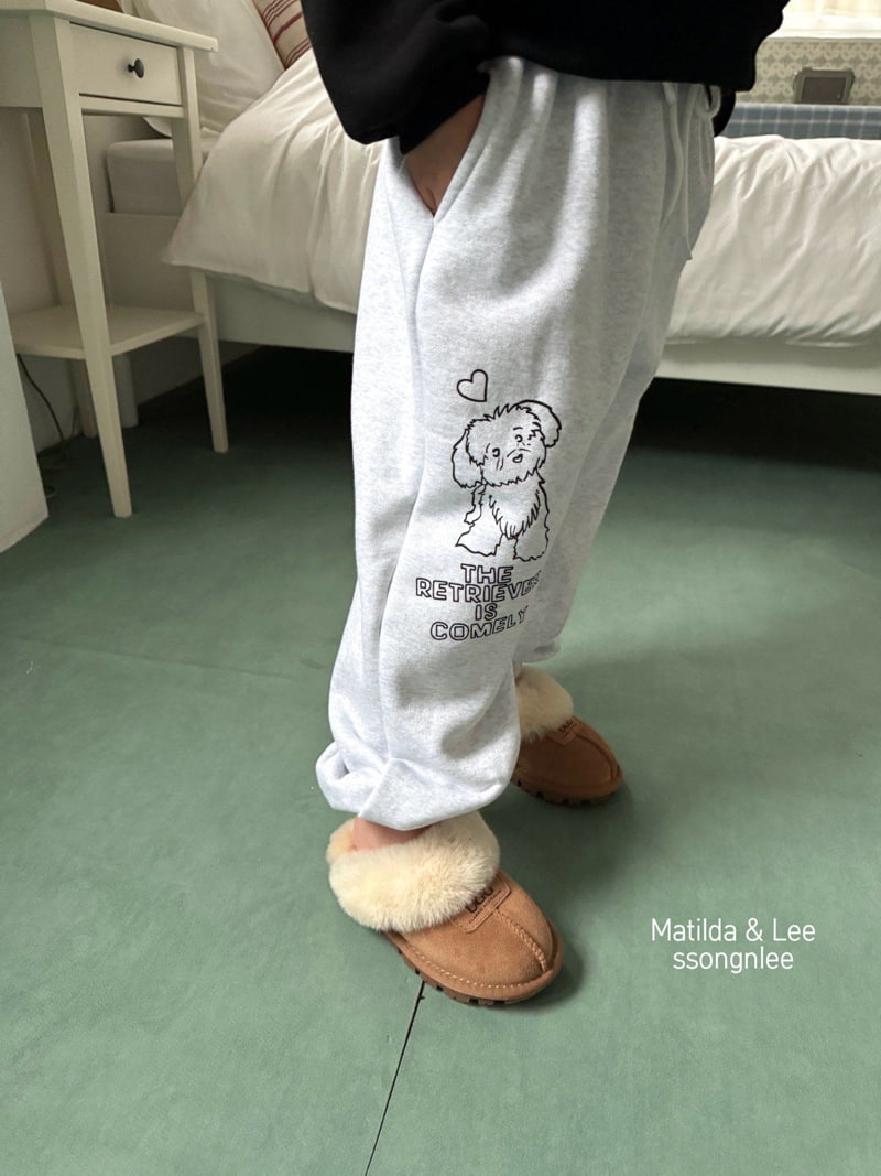 Matilda & Lee - Korean Children Fashion - #kidsstore - Retriever Jogger Pants - 8