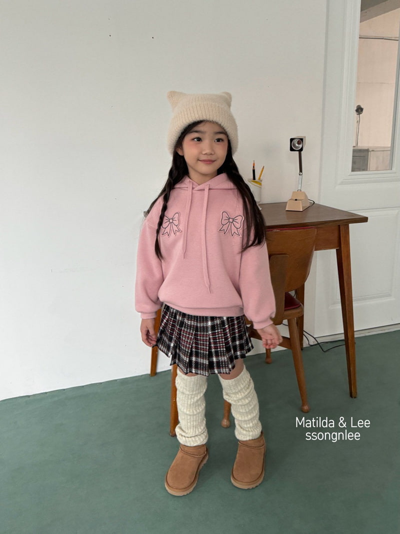 Matilda & Lee - Korean Children Fashion - #kidsstore - Ribbon Embroidery Hood Top - 5