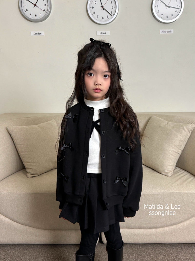 Matilda & Lee - Korean Children Fashion - #kidsstore - Ribbon Cardigan - 3