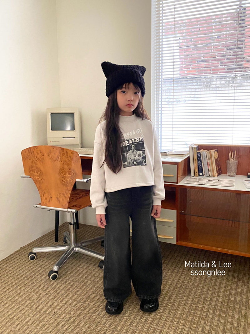 Matilda & Lee - Korean Children Fashion - #kidsstore - Trip Crop Mockneck Tee - 2