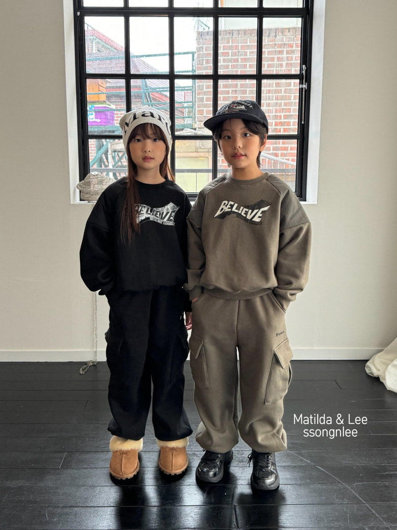 Matilda & Lee - Korean Children Fashion - #kidzfashiontrend - Believe Sweatshirt - 11