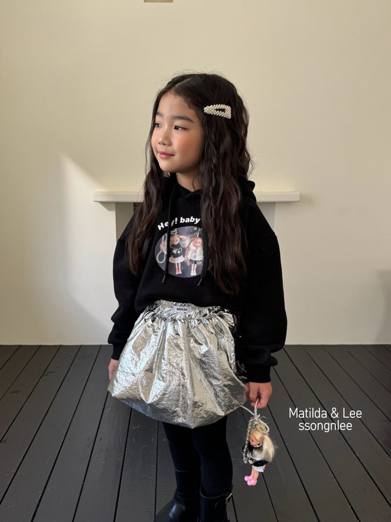 Matilda & Lee - Korean Children Fashion - #kidsstore - Babydoll Crop Hood Top - 4