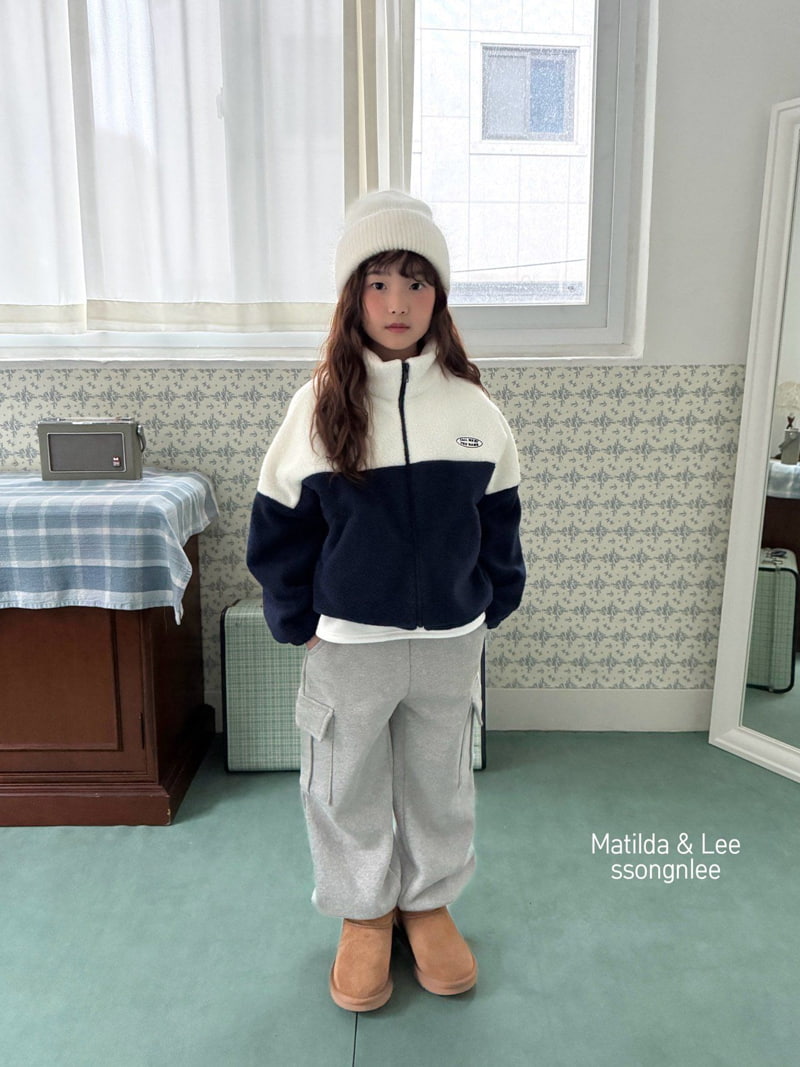 Matilda & Lee - Korean Children Fashion - #kidzfashiontrend - Raglan Fleece Jacket - 2