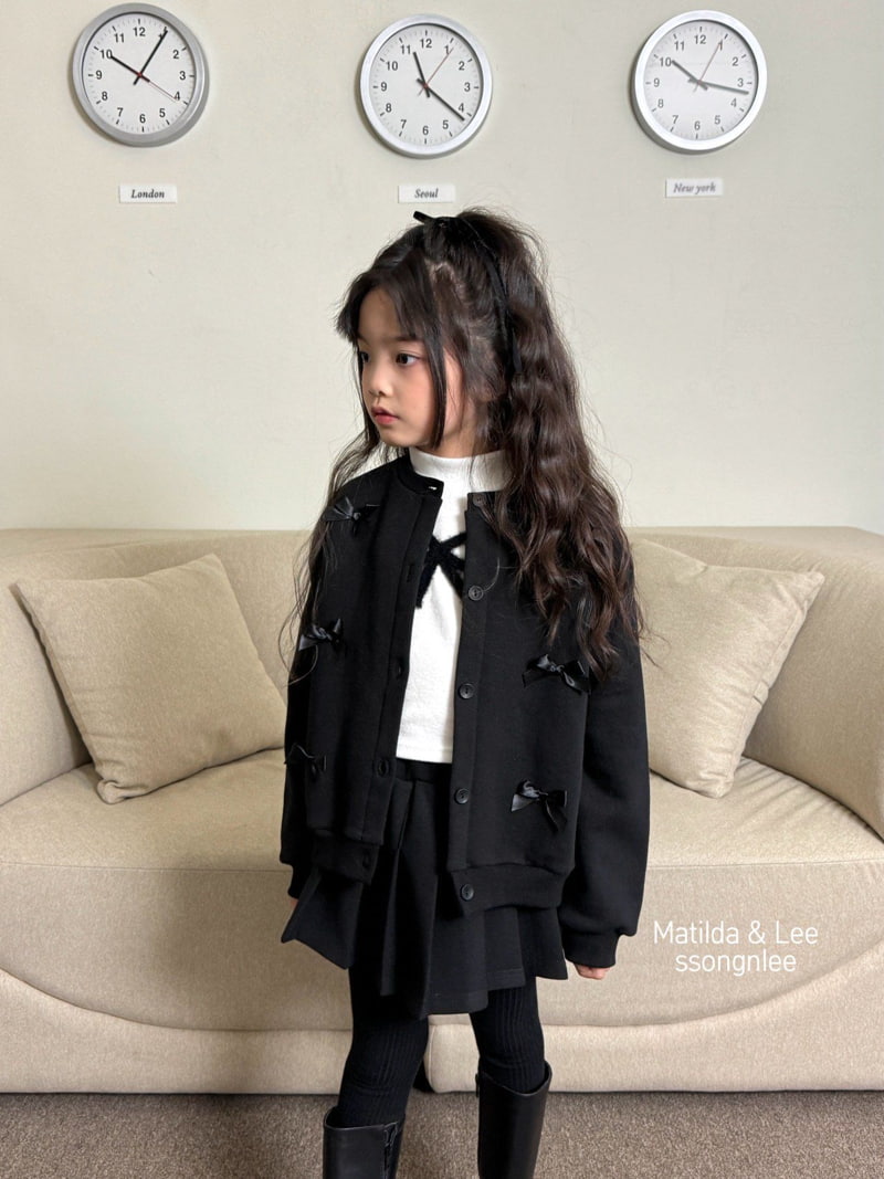 Matilda & Lee - Korean Children Fashion - #kidsstore - Ribbon Cardigan - 4