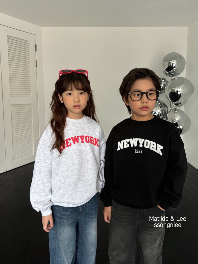 Matilda & Lee - Korean Children Fashion - #kidzfashiontrend - New York Sweatshirt - 9