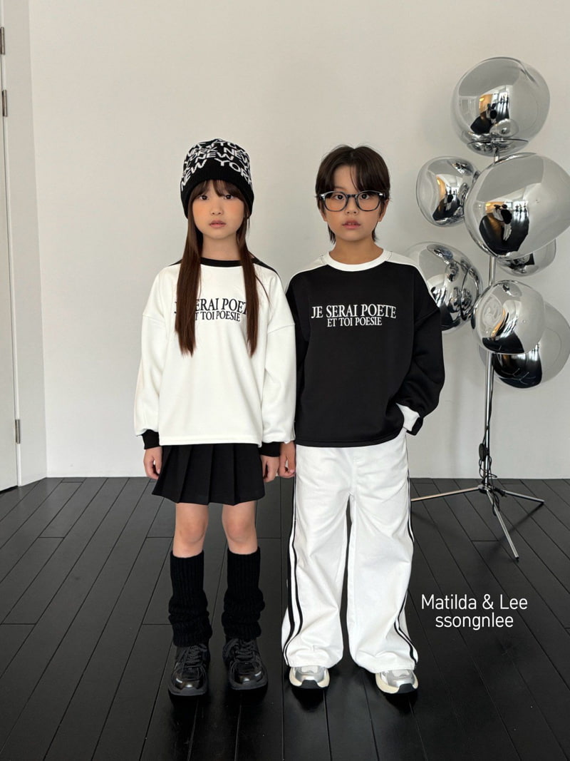 Matilda & Lee - Korean Children Fashion - #kidzfashiontrend - JE Shoulder Tape Tee - 2