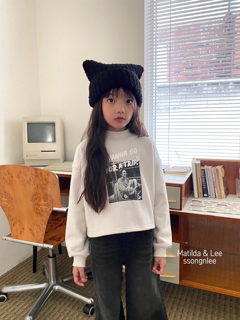 Matilda & Lee - Korean Children Fashion - #kidzfashiontrend - Trip Crop Mockneck Tee - 3