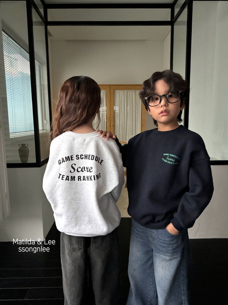 Matilda & Lee - Korean Children Fashion - #littlefashionista - Score Sweatshirt