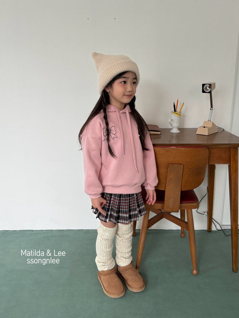 Matilda & Lee - Korean Children Fashion - #littlefashionista - Ribbon Embroidery Hood Top - 8