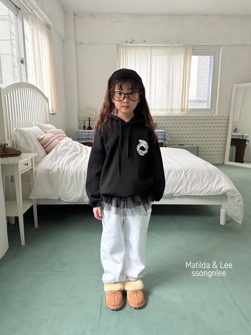 Matilda & Lee - Korean Children Fashion - #Kfashion4kids - Lettering Jogger Pants - 4